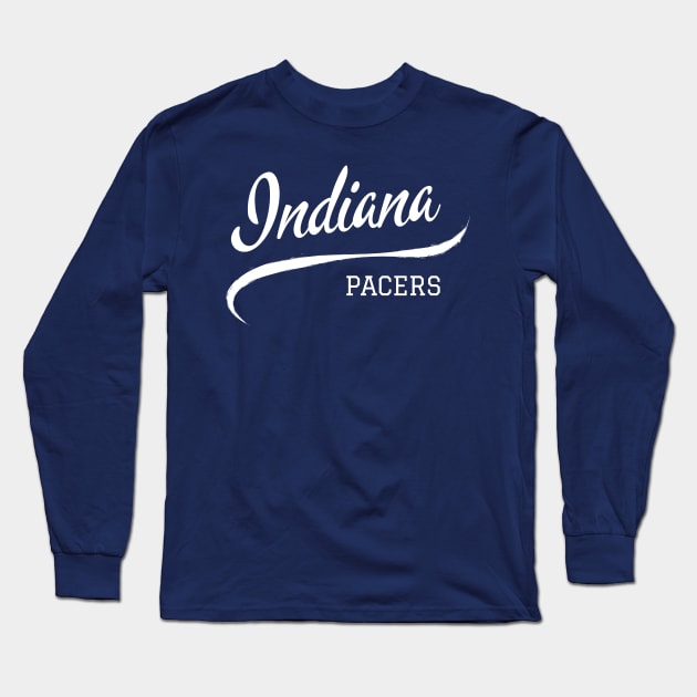 Pacers Retro Long Sleeve T-Shirt by CityTeeDesigns